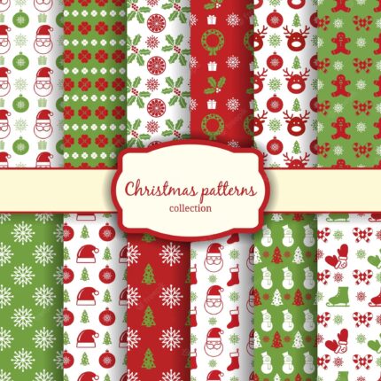 Xmas Gift Wrapping Paper 100Pcs
