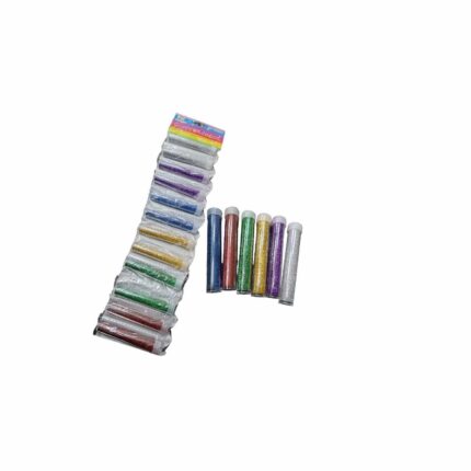 Glitters In Tube Assorted Colors 12's
